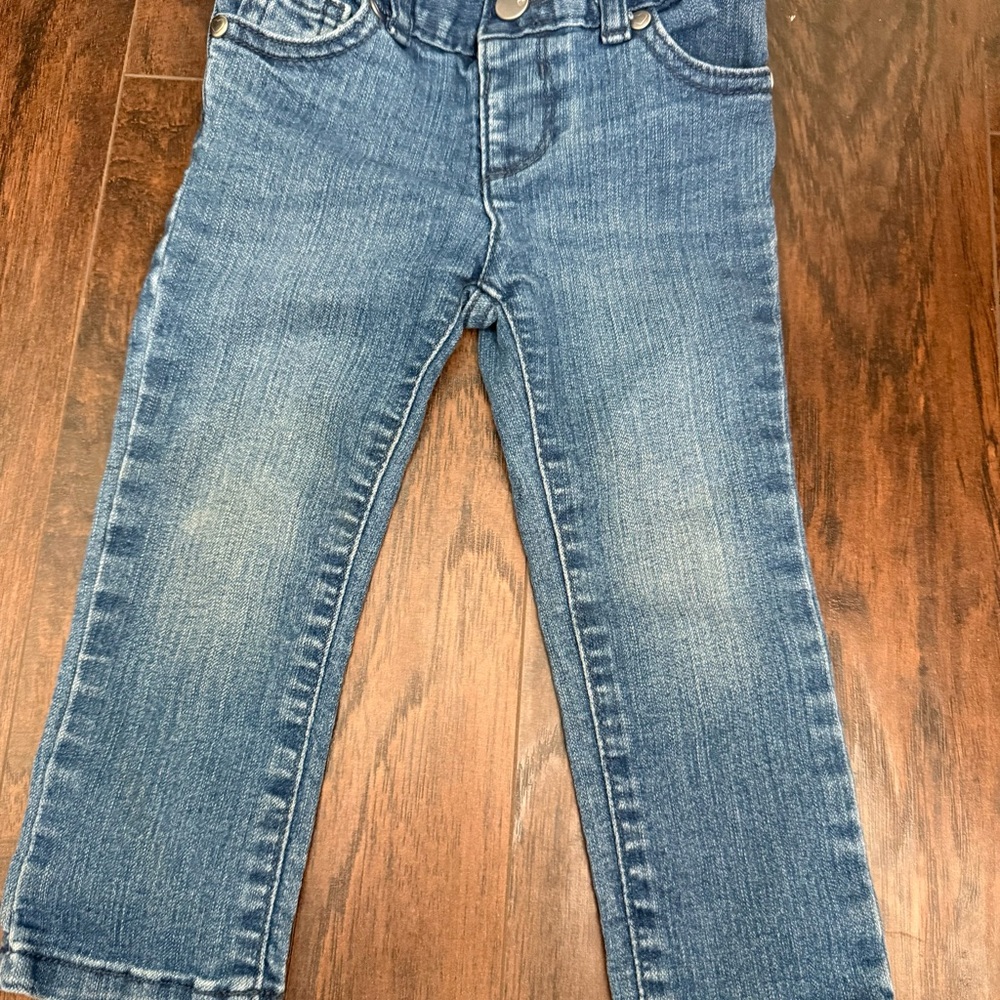 Children’s Place Super Skinny Blue Denim Jeans with adjustable extension